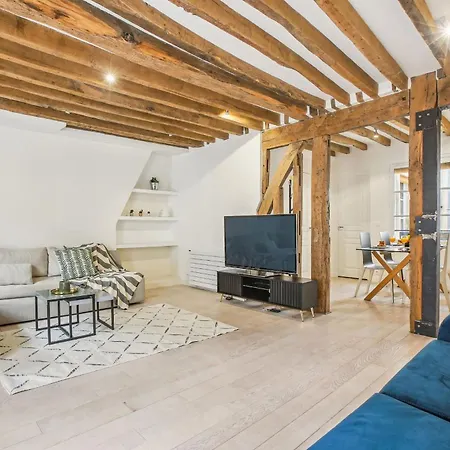 Spacious 1br In The Heart Of & Pompidou 公寓 巴黎