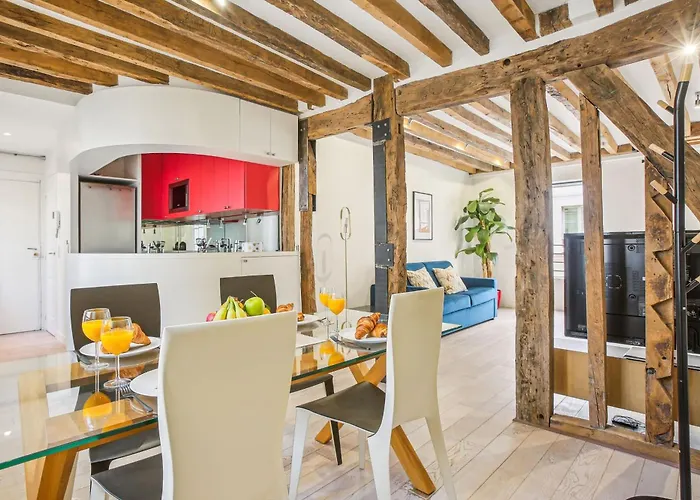 Apartment Heart Of & Pompidou - 1br - Vacation