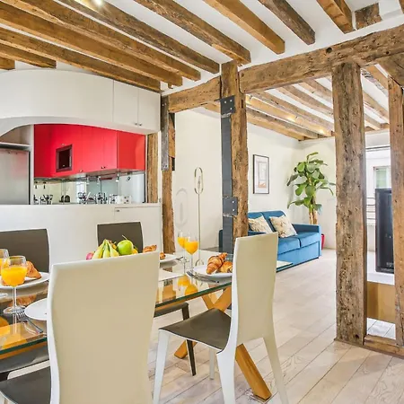 Apartment Spacious 1br In The Heart Of & Pompidou